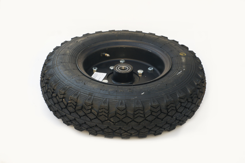 картинка Колесо опорное 5.00х10 оборудования щеточного УМДУ-80/82 (РБ) ступ.80мм (5.00х10 в сб) от Агро-центр Моторово АквилонАвто